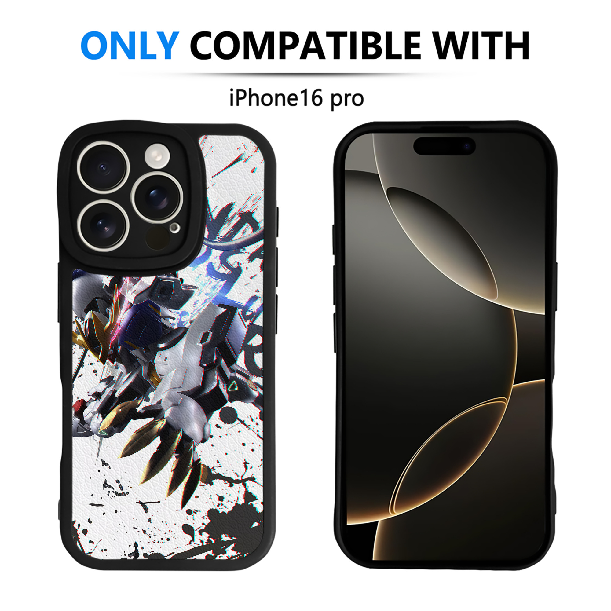 （画像用） 機動戦士ガンダム Mobile Suit Gundam 【iPhone 16シリーズ対応】シリコンスマホケース（レザー調） 材質：シリコン